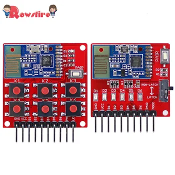 

New Recommend 1 Pcs 2.4G Wireless Switch Remote Kit 6-Channel Transmitter Receiver Module Without Programming For DIY