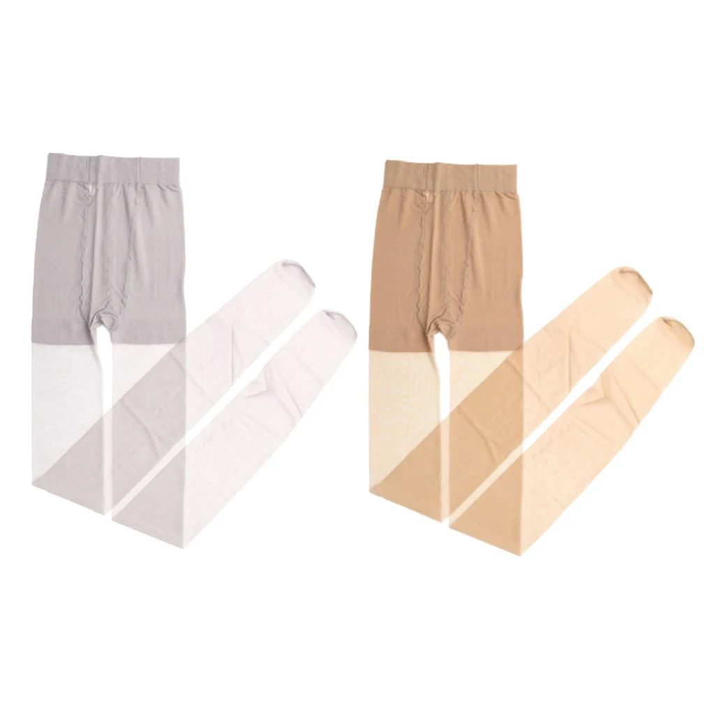 2Pcs Womens Sparkle Stockings Pantyhose Ultrathin High Waist Tights Tulle Shimmer High Waist Strumpfhose