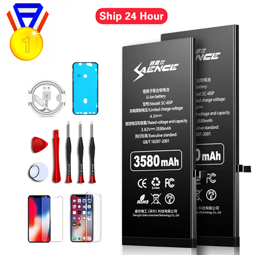 100% Новый оригинальный телефон батарея для iPhone 5 5S 5C SE 6 6S 7 8 Plus X XS MAX XR 11 0 цикла