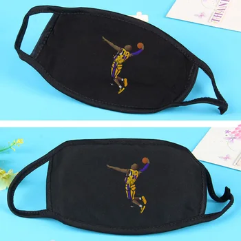 

Cotton Dust Mask Teeth Muffle Chanyeol Face Respirator Anti Kpop Basketball Star Kobe Bryant Lakers 24 Print Mouth Mask