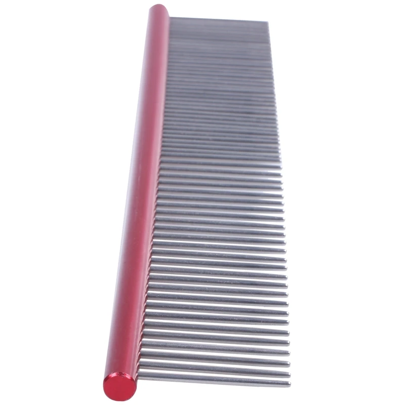 HOT Pet Grooming Comb- Metal Comb For Dogs, Cats and Other Pets, Great Shedding Tool