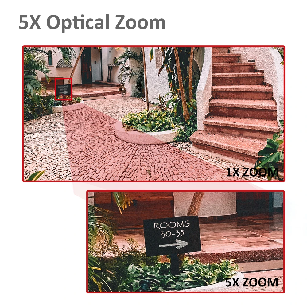 5X zoom