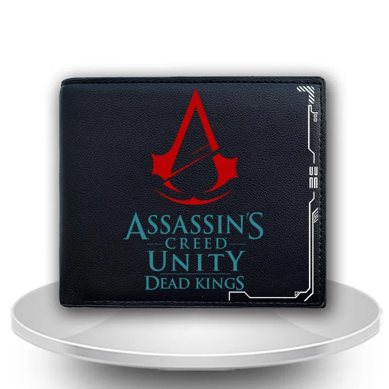 Assassins Creed, модный кошелек, карта, посылка, мужской кошелек, маленький винтажный кошелек, высокое качество, дизайнерский, короткий, длинный, секционный кошелек - Цвет: Section B
