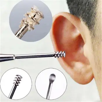 

1pcs Ear Wax Pickers Double Head Earwax Picks Tools Digging External Auditory Canal Cleaning Curette Remover
