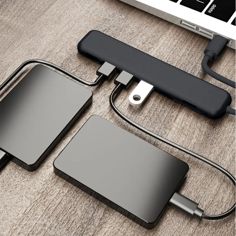 USB C концентратор тип C к HDMI USB 3,0 с SD/TF кард-ридер слот для MacBook/MacBookPro/samsung/huawei