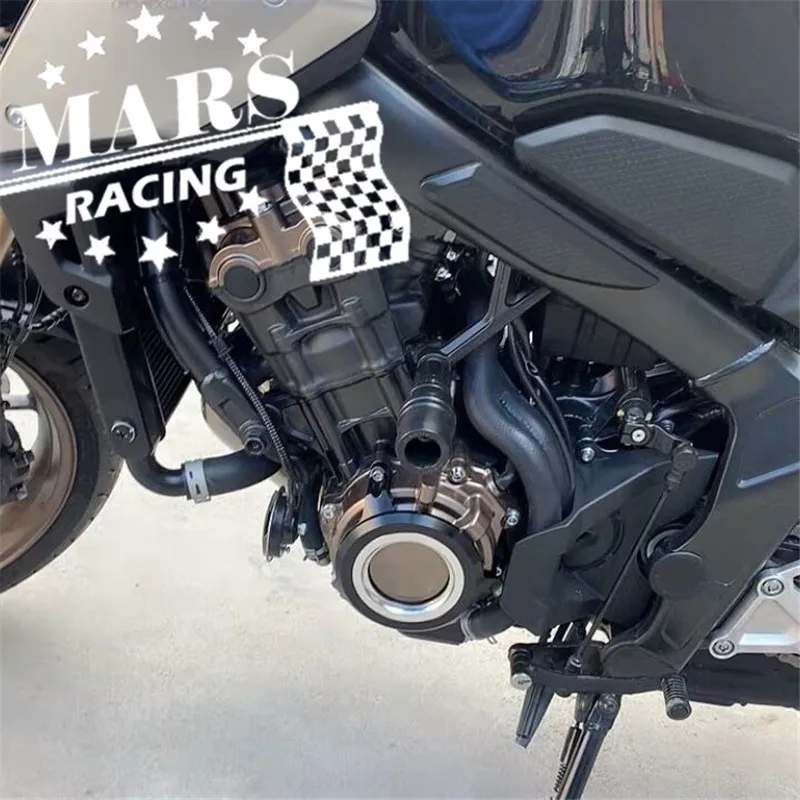 Motorcycle Engine Cover Engine Cover Protector Engine Guard Guard of engine side protective cover accident slider falling protector fits for honda cb650r cbr650r neo coffee