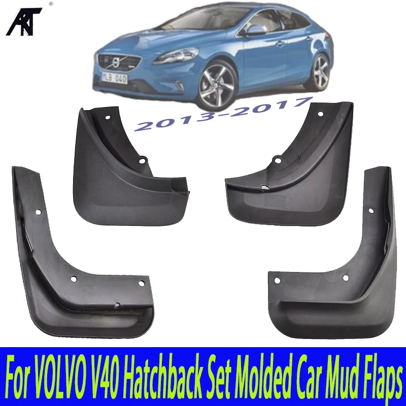 

Mudguards Fender For VOLVO V40 Hatchback 2013 2014 2015 2016 2017 Set Molded Car Mud Flaps Mudflaps Splash Guards Mud Flap