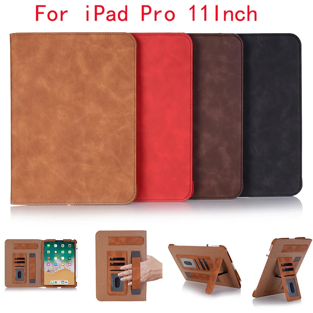 Drop Горячие slaes для iPad Pro 11 дюймов чехол для планшета Тонкий чехол-подставка смарт-корпус авто сна/Wakehigh качество
