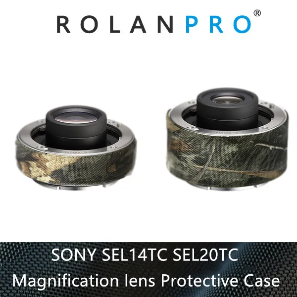 ROLANPRO Camera Lens Coat Camouflage Cover for Sony SEL14TC SEL20TC Magnification Protection Sleeve For SONY camera | Электроника