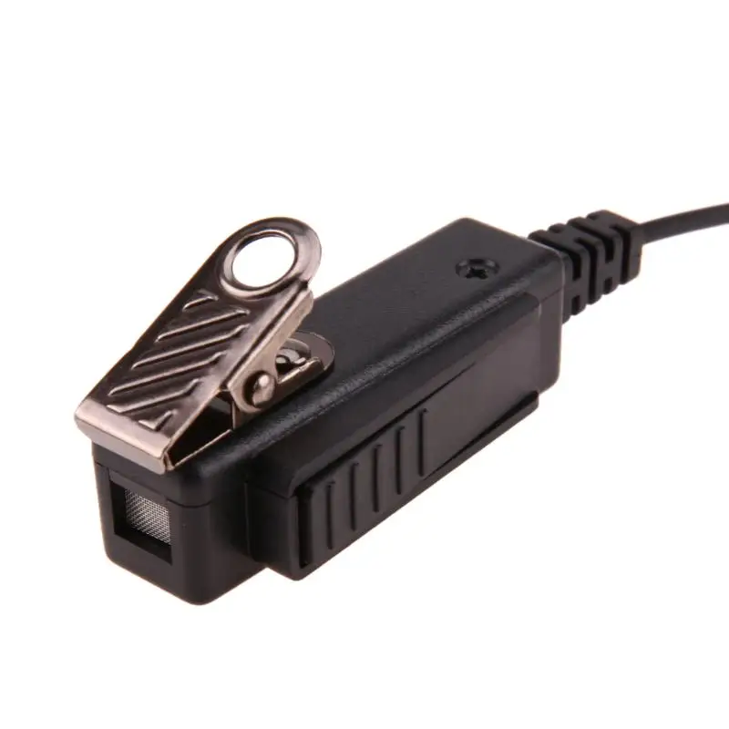 Quick Disconnect Walkie Talkie  headset cuboid PTT microphone Air Tube Earpiece for Harris XL-185P XG75 P5500 P7300 Adapter