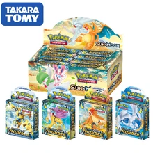 408 шт Такара TOMY Pet Pokemon Cards Высококачественная подарочная коробка Pokemon Cards игрушка для детей