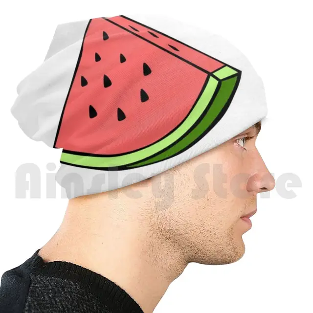 Watermelon Thingy Beanies Knit Hat Hip 