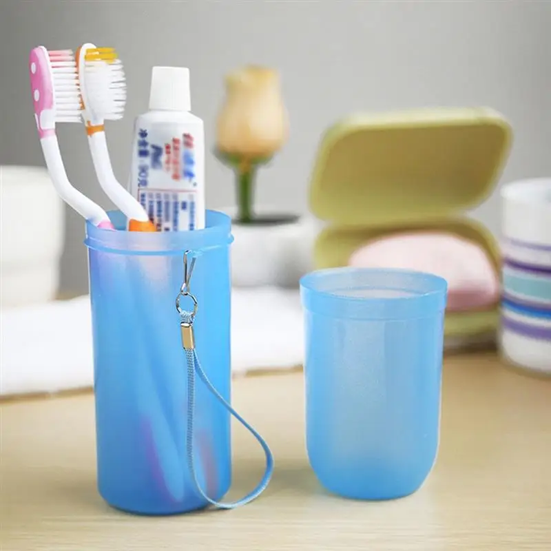 Portable Toothbrush Mug Toothbrush Storage Box Outdoor Toothpaste Boxes Tooth Brush Holder Travel Bath Organizer