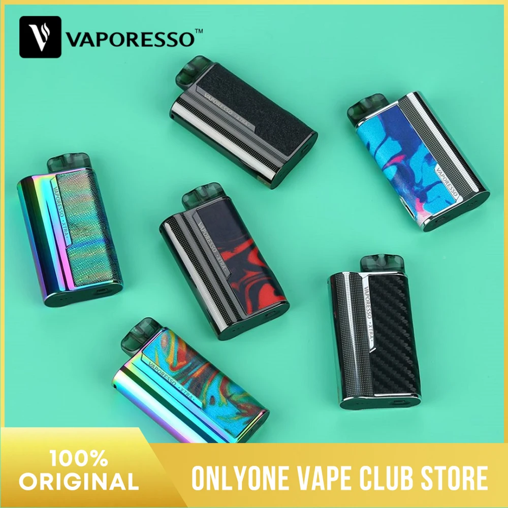 Original Vaporesso XTRA Pod Kit W/ 900mAh Battery &amp 2ml System 0.8ohm/1.2ohm Coil Mod vs Renova Zero/ Targe PM80 | Электроника