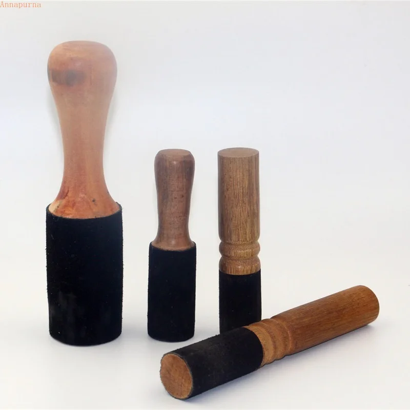 Nepal Handmade Leather Stick Knock Singing Bowl Accessories Sound Therapy Bowls Decoration Buddhist Supplies | Дом и сад