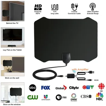 

New Amplified HD Digital TV Antenna 4K 1080P VHF UHF Freeview Local Channels Support For NBC/FOX/CBS/ABC/PBS