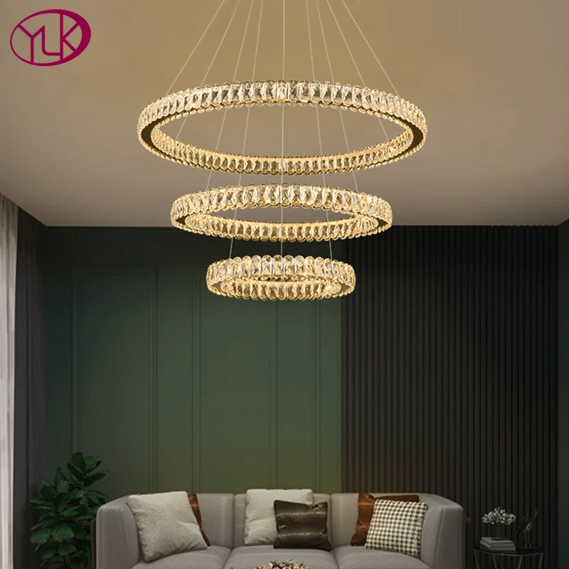 Modern Crystal Style LED Ceiling Light Lamp Home Living Room Decorative Lighting 