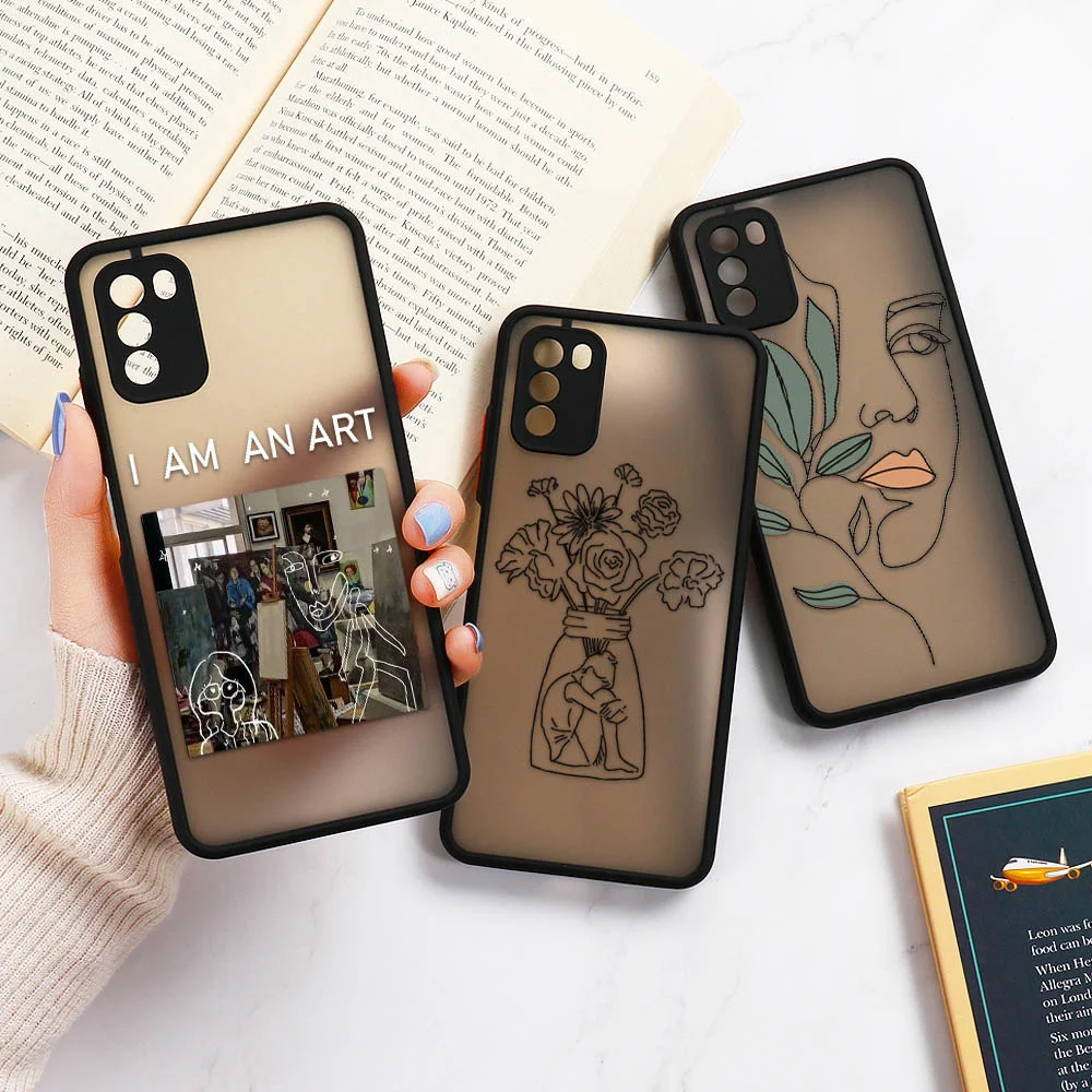 Poco X3 NFC F3 M3 Funda Xiaomi Redmi Note 9 10 Pro 8 7 9C 9T Case For Xiaomi 11T Mi 11 Lite Redmi10 Coque Shockproof Matte Cover