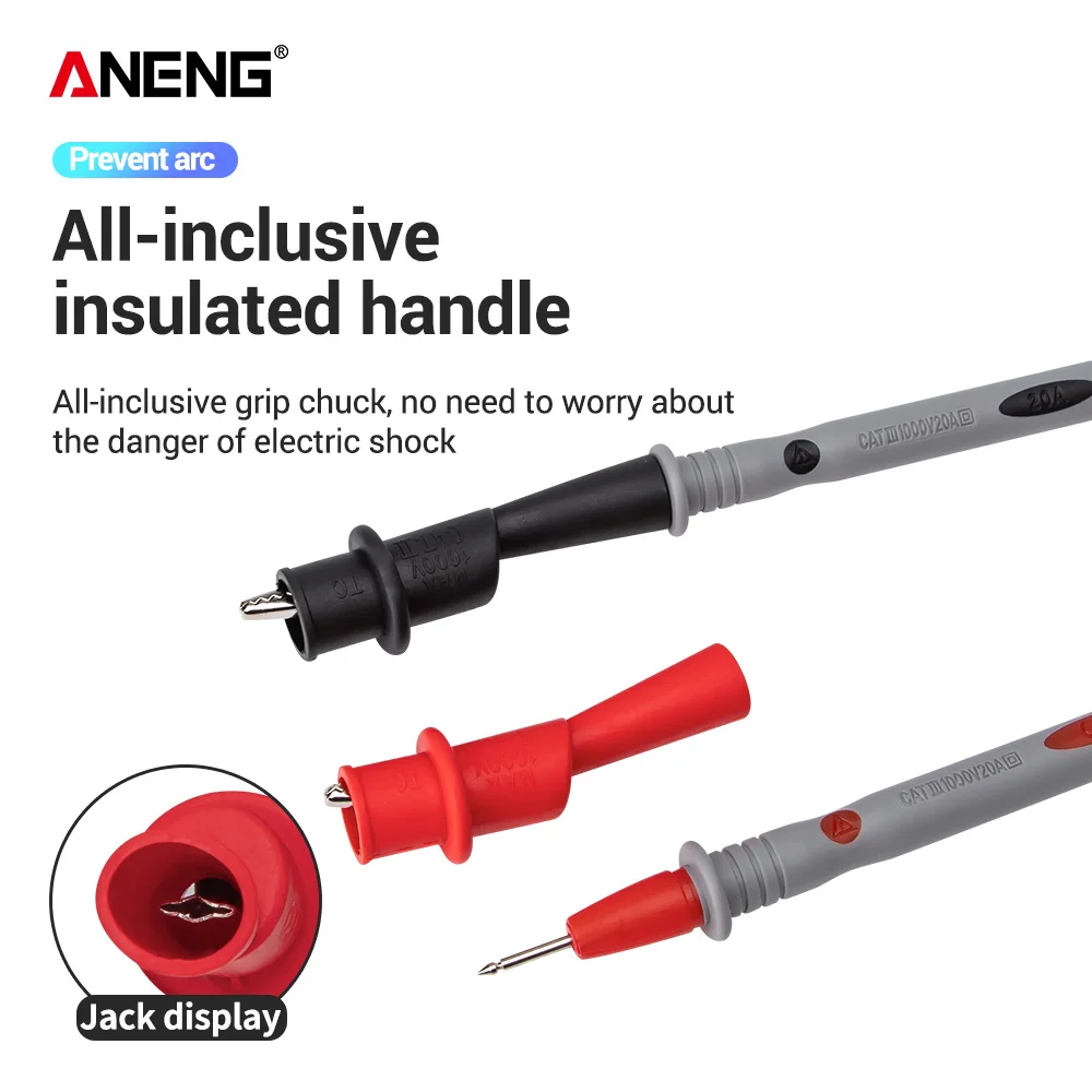 PT1034-Silicone-Multimeter-Test-Lead-Crocodile-Test-Clip-1000V-Flame-Retardant-Needle-Probe(2)