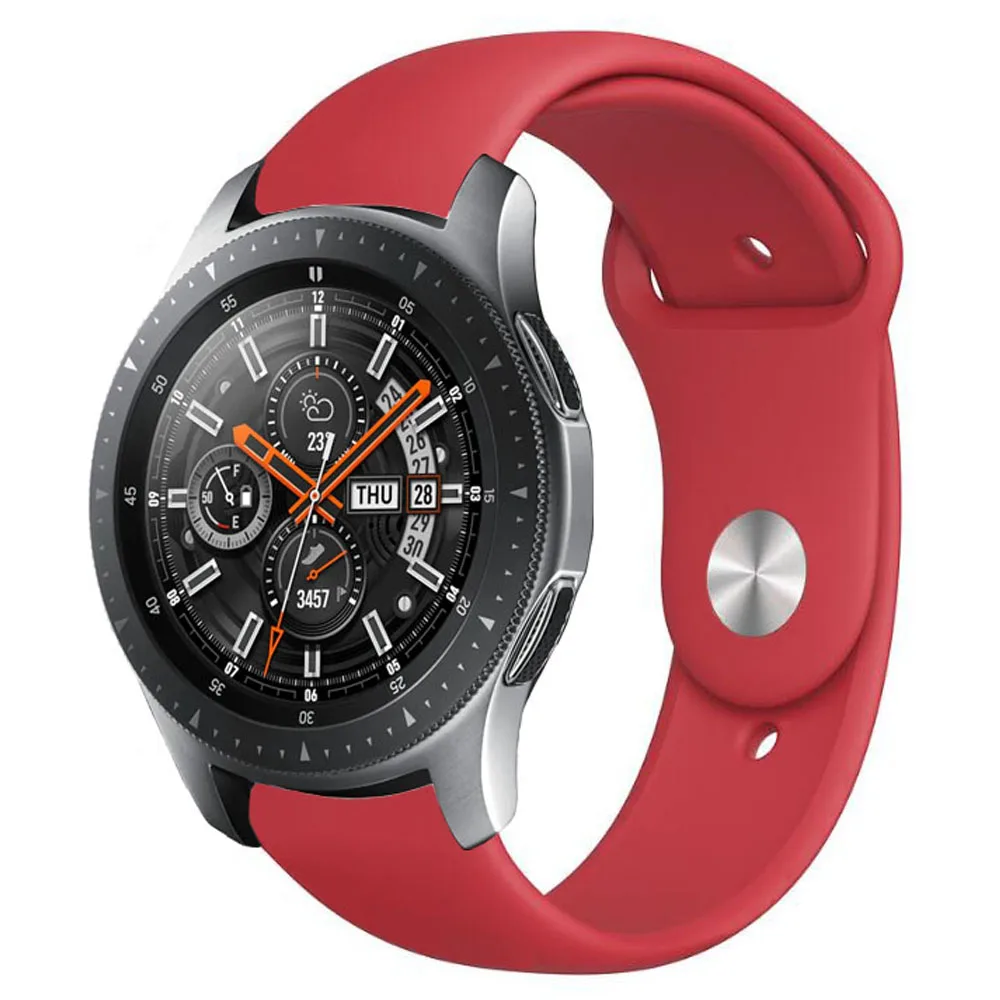 22 мм 20 мм ремешок для Galaxy Watch 42 мм 46 мм samsung gear S3 Frontier Браслет спортивный ремешок силиконовый ремешок для huawei Watch Gt