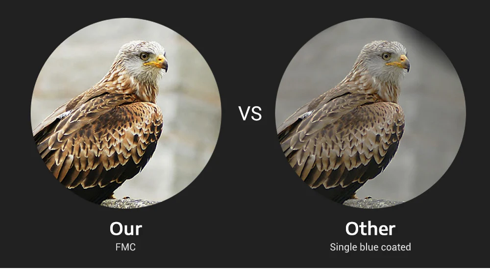 Beileshi 16x52 Monocular Telescope Dual Focus Adjusting Low Night Light Vision