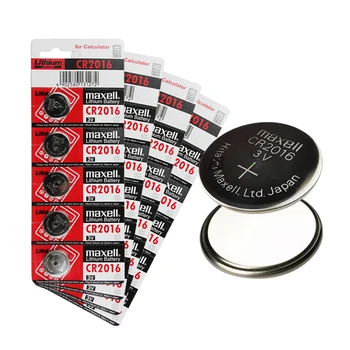 

30PCS CR2016 Watches Clocks Calculator Toys Battery DL2016 ECR2016 3V Cell Coin Button Lithium Battery for MAXELL