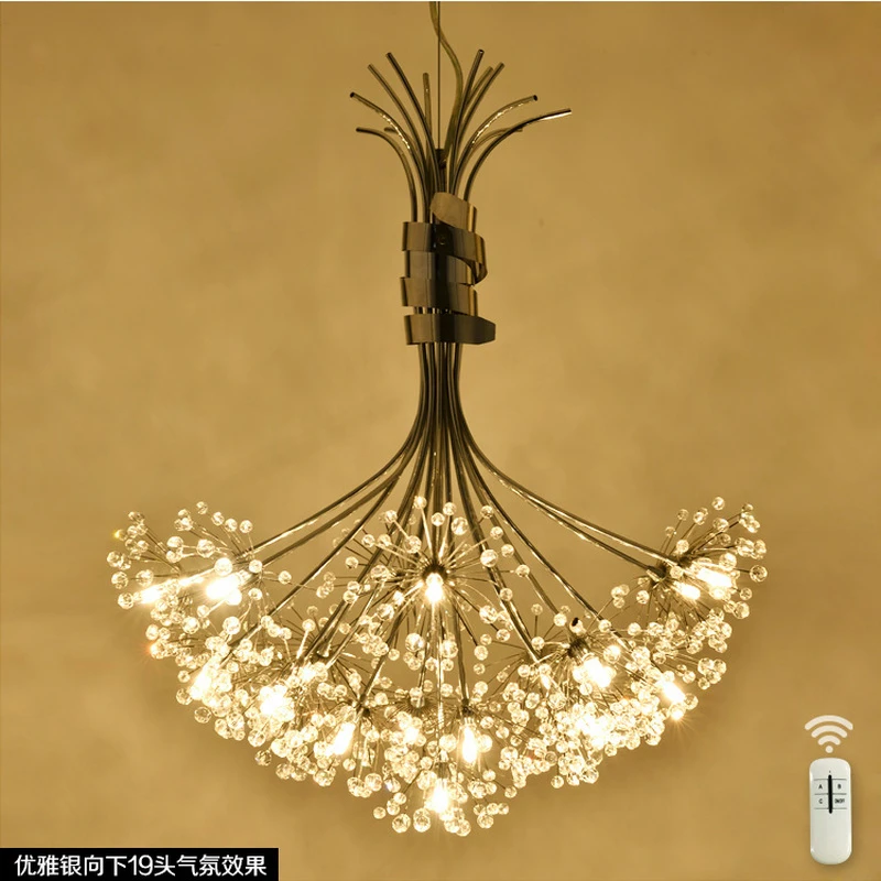 

Modern LED chandelier lighting Nordic restaurant pendant lamps bedroom fixtures dining room crystal hanging lights