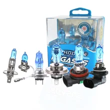 2 шт Аврора галогенная лампа 12v H1 H3 H4 H7 H8 H11 9005 9006 880 881 100w Hod Ультра белый 6000k галогенная лампа