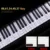 Черная или цветная прозрачная съемная музыкальная наклейка note piano keyboard sticker 37-88 key electronic piano spectrum Sticker symbol