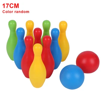 

Toddler Kindergarten Educational Indoor Outdoor Smooth Non Toxic Colorful Bowling Toy Set Parent Child Home Early Teaching Games
