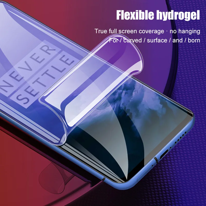 

ZNP 3-1Pcs Full Cover Hydrogel Film For Oneplus 7 7T Pro 5 5T Screen Protector For Oneplus 6 6T 7 7T Protecetive Film Not Glass