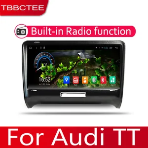 Image 4 - 2din Auto Multimedia Android Autoradio Autoradio Gps Speler Voor Audi Tt 2006 ~ 2014 Bluetooth Wifi Spiegel Link Navi