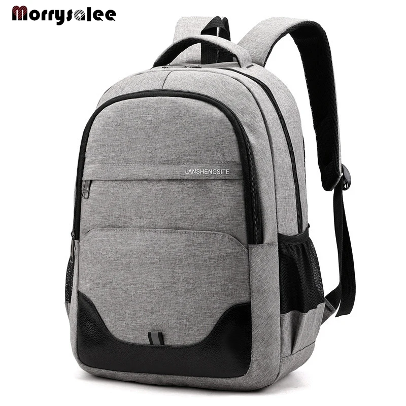 

Fashion Men Boys Large Backpack Solid Business Fashion Male Zipper Mesh Casual Travel Hiking Men's Backpack