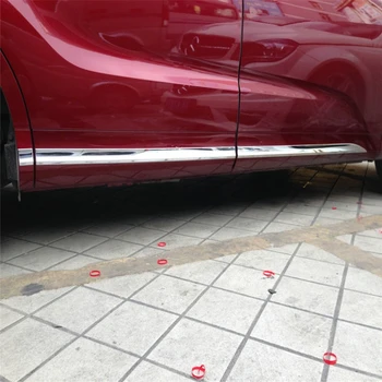 

WELKINRY car auto cover For Honda Odyssey RC2 2013 2014 2015 2016 2017 ABS chrome car body door side moulding trim