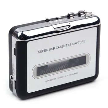 

USB Cassette Player Capture Cassette Tape Walkman for MP3 Directly Recorded Converter MP3 File USB / USB Flash tape to MP3/CD