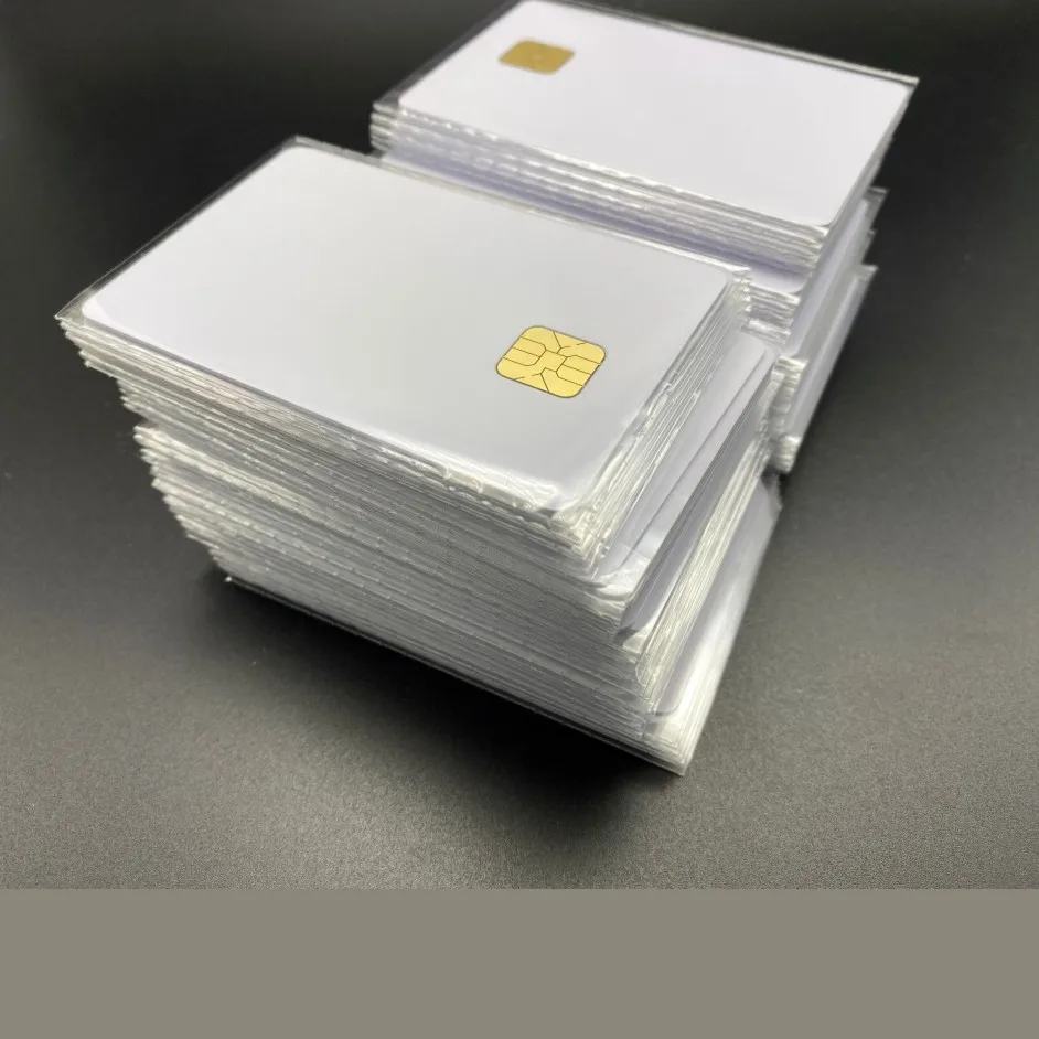ISO 7816 белый AT24C64 чип смарт IC карта с 64K EEPROM памяти для системы контроля доступа 10 шт
