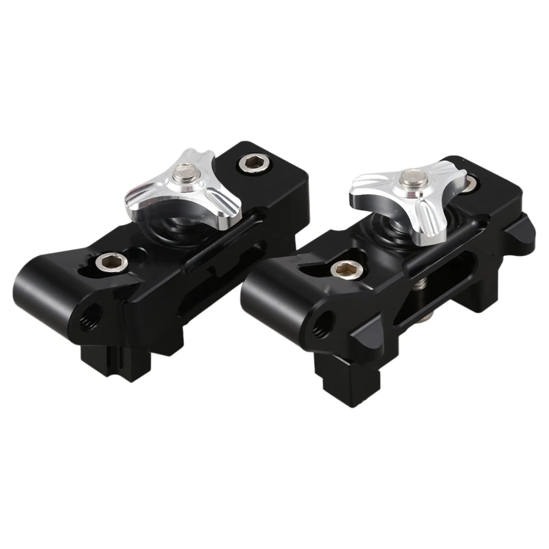 

Motorcycle CNC Aluminum Rear Axle Spindle Chain Adjuster Blocks for Yamaha MT 07 FZ 07 2013-2017(Black)