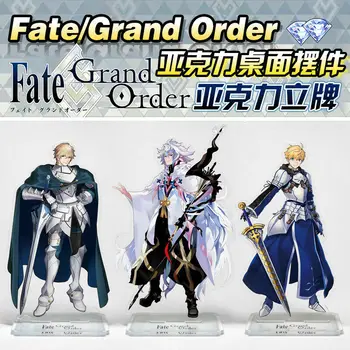 

FGO Fate Grand Order Chulainn Merlin Arthur Acrylic Figure Decal Desk Stand desktop place adom gift creative cosplay cute rare