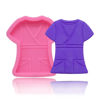 

Keychain Pendant Resin Mold Comb Heart Bottle T-shirt Silicone Molds Craft Tools