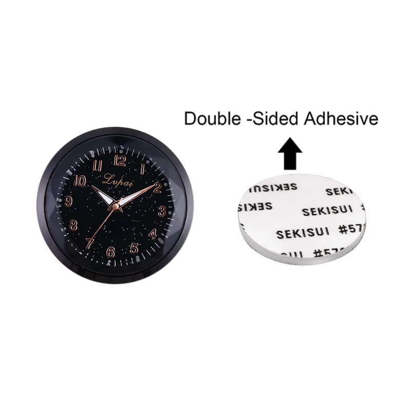 1PC Car Accessories Car Decoration Electronic Meter Car Clock Timepiece Auto Car Interior Ornament Car Sticker Watch Car Styling