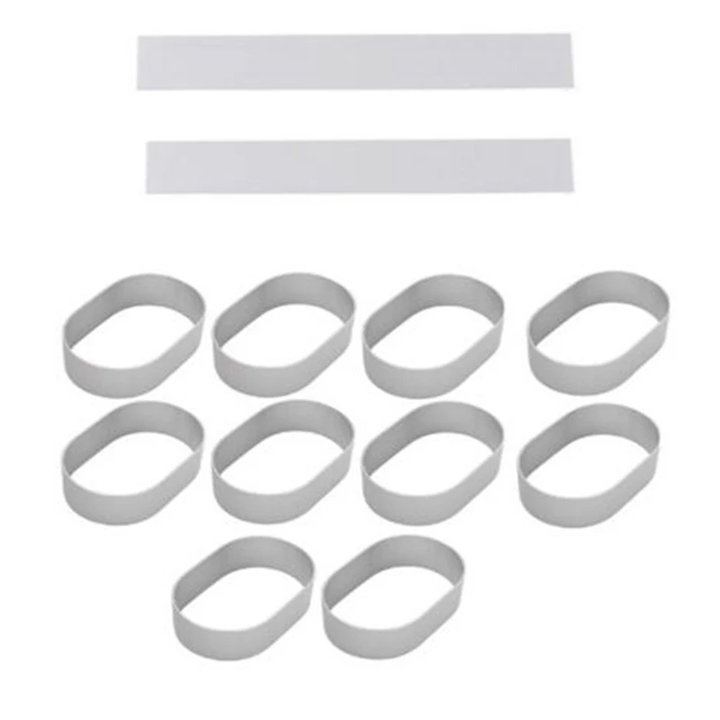 10pcs Oval Semi-cooked Cheese Mousse Aluminum Mold Cheese Cake Mold 9 H8934fa721f4c4807a57d3f2adfb85f05c