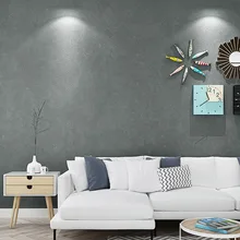 Скандинавский промышленный стиль простые сплошные Обои Серый водонепроницаемый ПВХ для тканевого магазина Гостиная Спальня цемент серый Настенный Рулон Бумаги