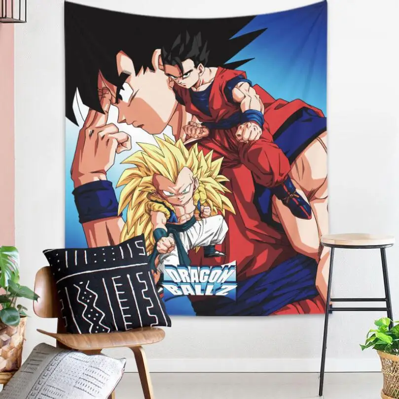 8 Dragon Ball живопись гобелен 3D печать ленты прямоугольный домашний Декор настенный WUKONG11 - Цвет: 8