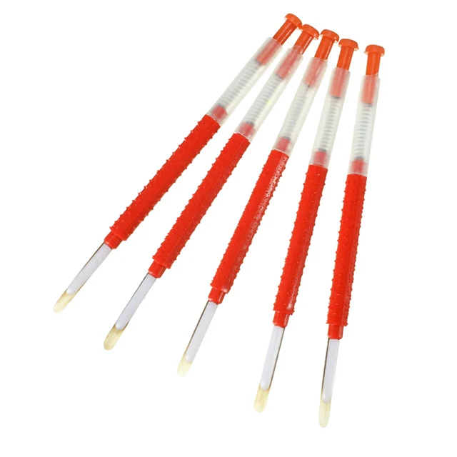 5Db Queen Méh Mozgó Rovar Tűk Méhkirálynő Lárva Apikultúra Visszahúzható Oltóberendezések Méhészeti Eszközök - Image 4