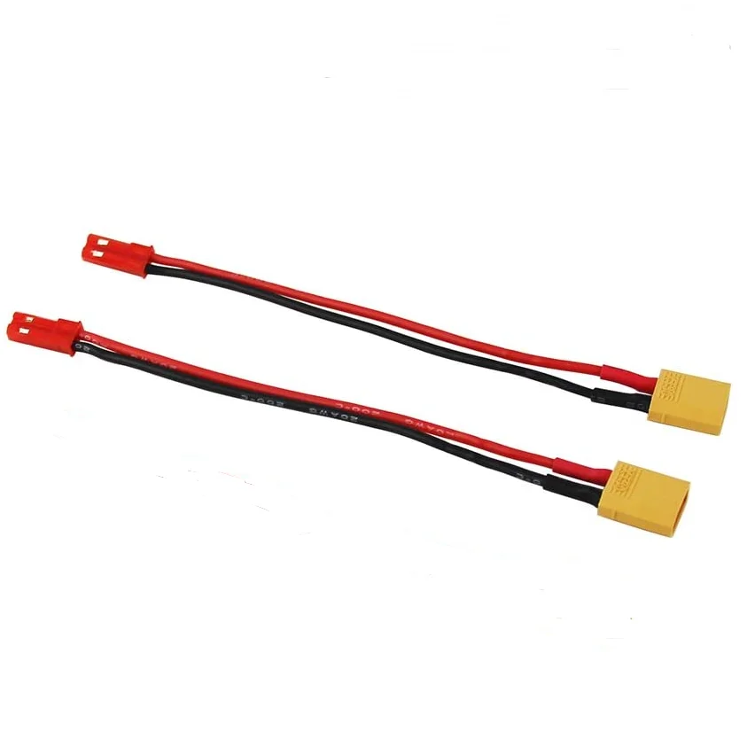 2 Stück JST Stecker und Buchse auf XT30 XT60 Amass XT60H XT90 Deans Mini Tamiya Steckverbinder Adapterkabel 20AWG 10cm – Detail 12