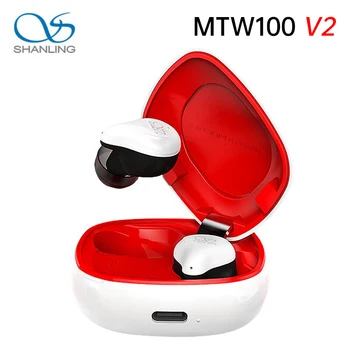 

Shanling MTW100 V2 TWS Bluetooth Wireless Headphone 5.0 IPX7 Waterproof Wireless Earphone Sport Earbud Noise Cancelling Earphone
