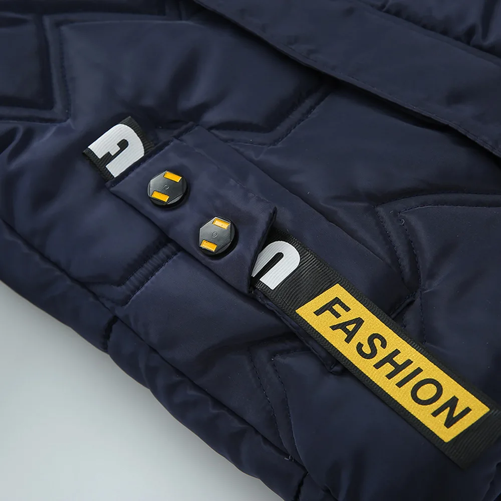 Buy 2019 fashion boys winter warm hooded jackets children s wear garments coats toddler boy clothes kid Mid Long Cotton coats D20