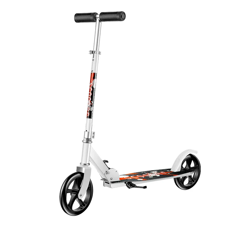 Adult Scooter All Iron 200mm Big Wheel Scooter City To Work Campus Foot
