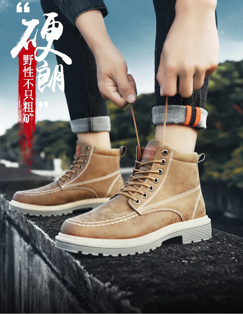 chaussure se sécurité homme chaussures pour homme bottes militaire  hommeBottes imperméables en cuir pour homme et femme, baskets chaudes en  peluche, chaussures de neige décontractées, grande taille, bateau, hiver,  2022 - AliExpress