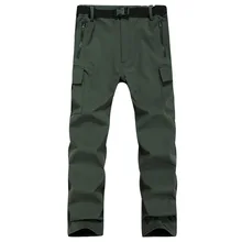 Уличные брюки для мужчин и женщин-толстые очень большие теплые водонепроницаемые флисовые брюки с мягким покрытием для улицы износостойкие горные альпинистские брюки